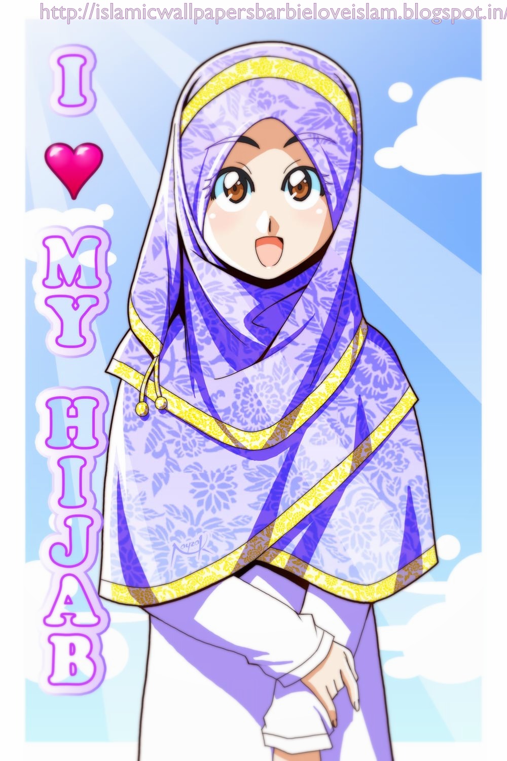 Islamic Wallpapers Barbie Loveislam I Love My Hijab