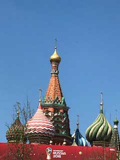 The onion domes of Moscow