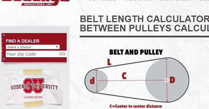 Grain Handling Knowledge: Free Calculator for Belt Length and Pulley Distance