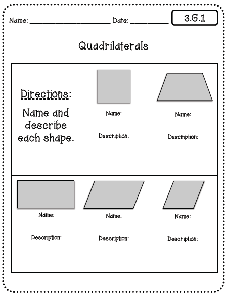 Common Core Worksheets (3rd Grade Edition) - Create Teach Share