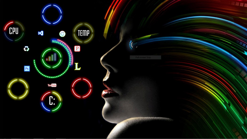Windows Customs: Up In Lights