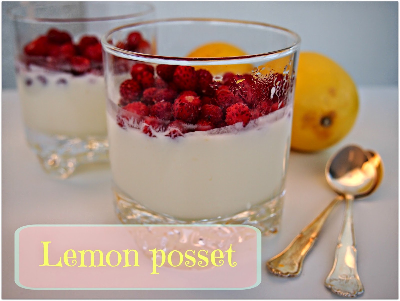 Lemon posset | FOODILICIOUS BY ANNE