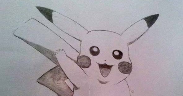 Pikachu Pencil Drawing  Pencil drawings Drawings Pokemon drawings