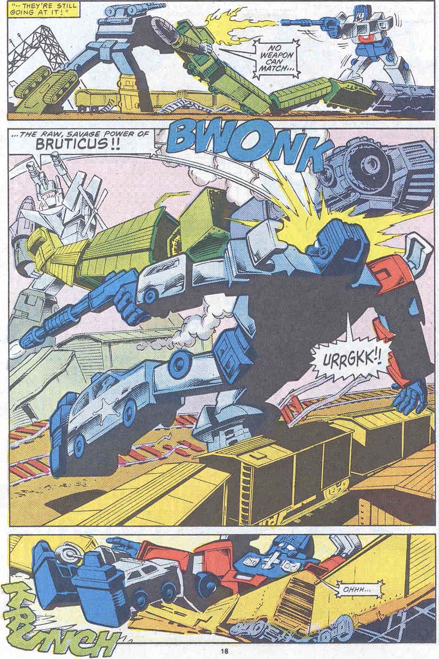 Read online The Transformers (1984) comic -  Issue #35 - 19