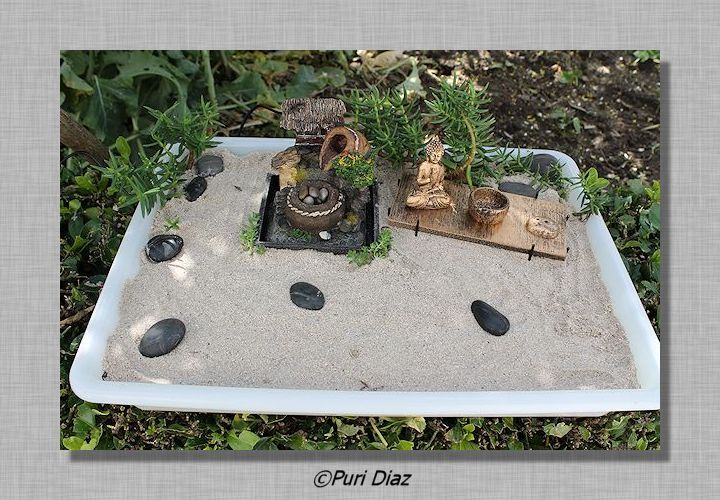 Manualidades Chulis: MINI JARDIN ZEN
