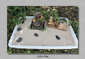 Manualidades Chulis: MINI JARDIN ZEN
