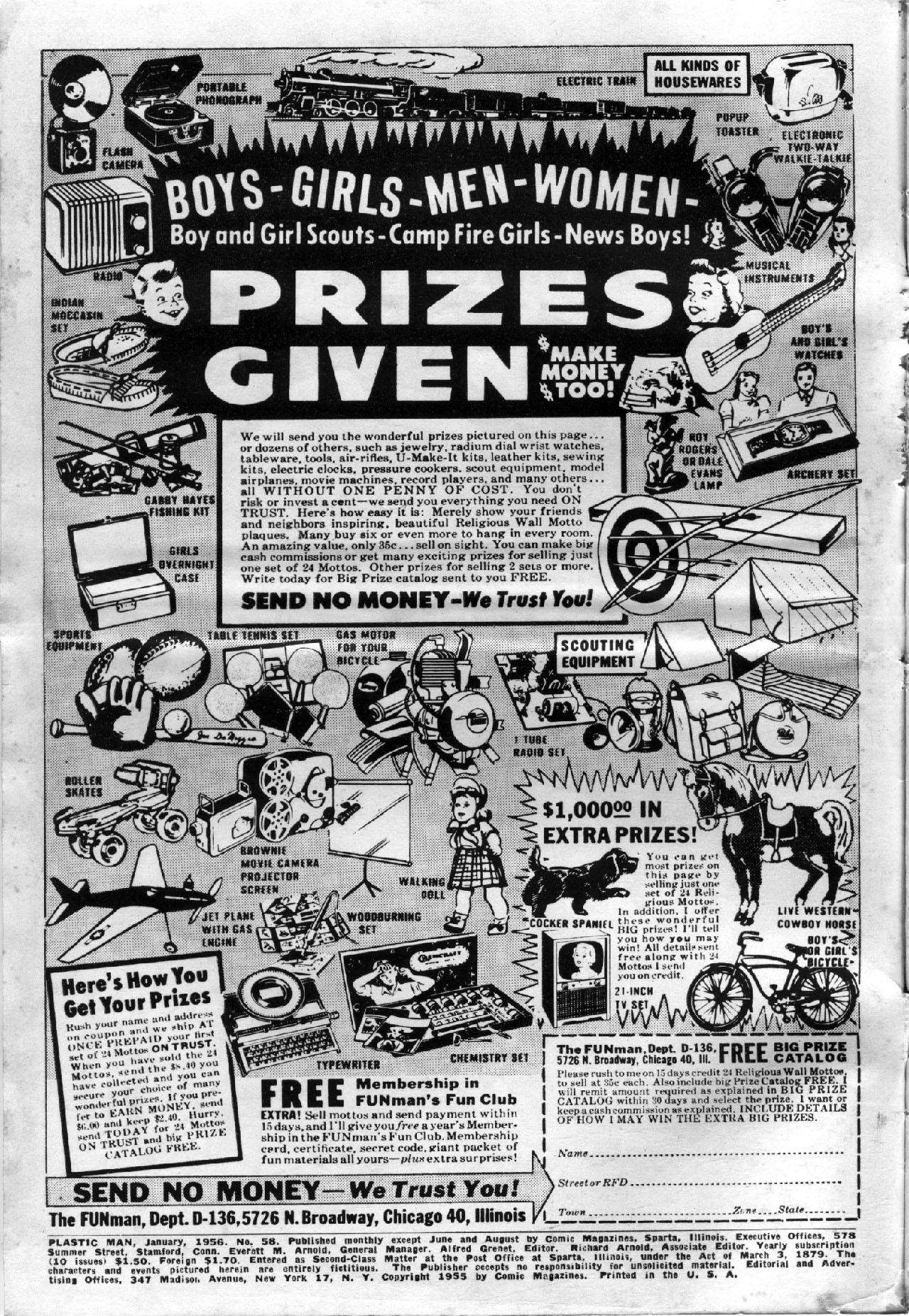 Read online Plastic Man (1943) comic -  Issue #58 - 2