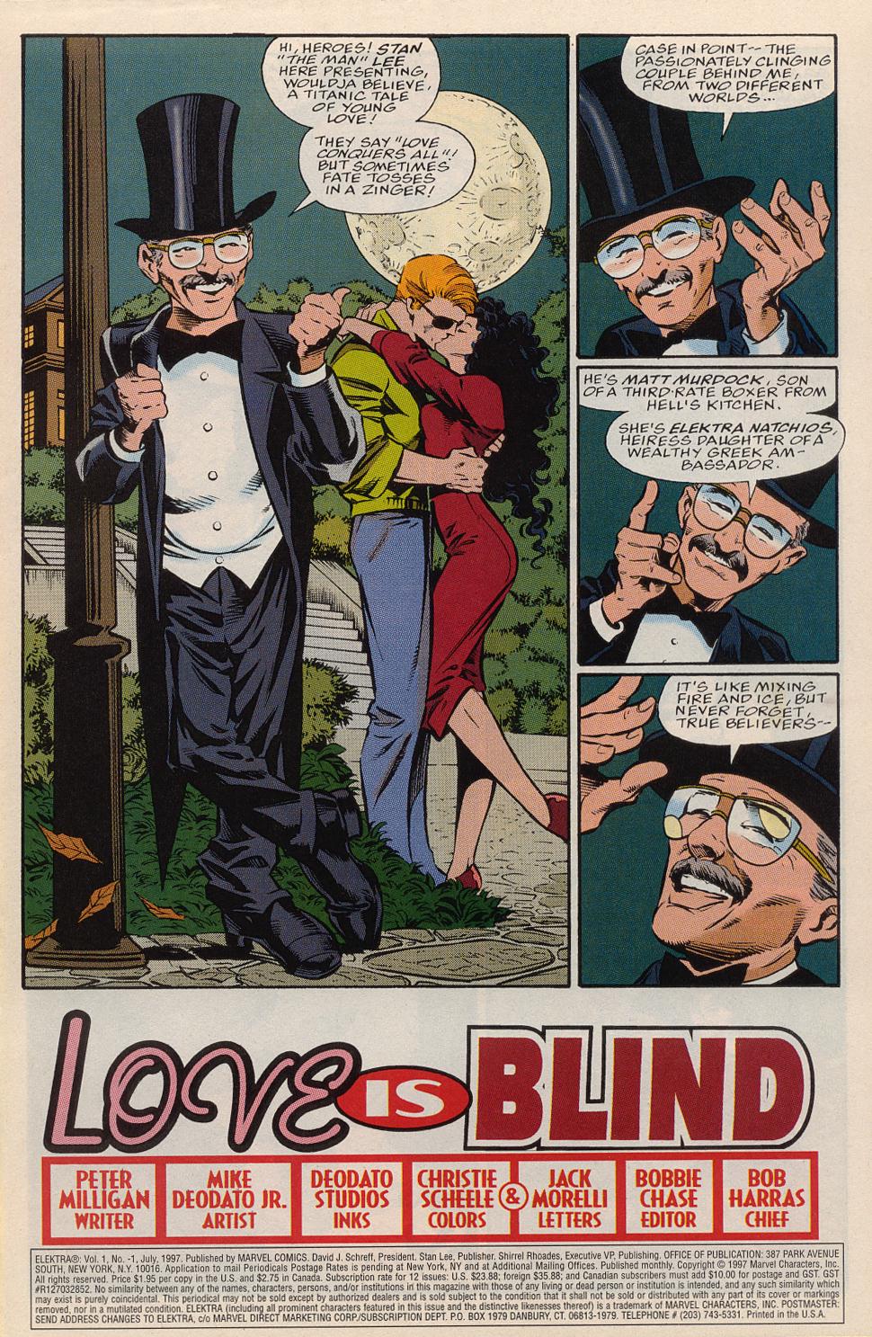 Elektra (1996) Issue #0 - Flashback - Love is Blind #1 - English 2