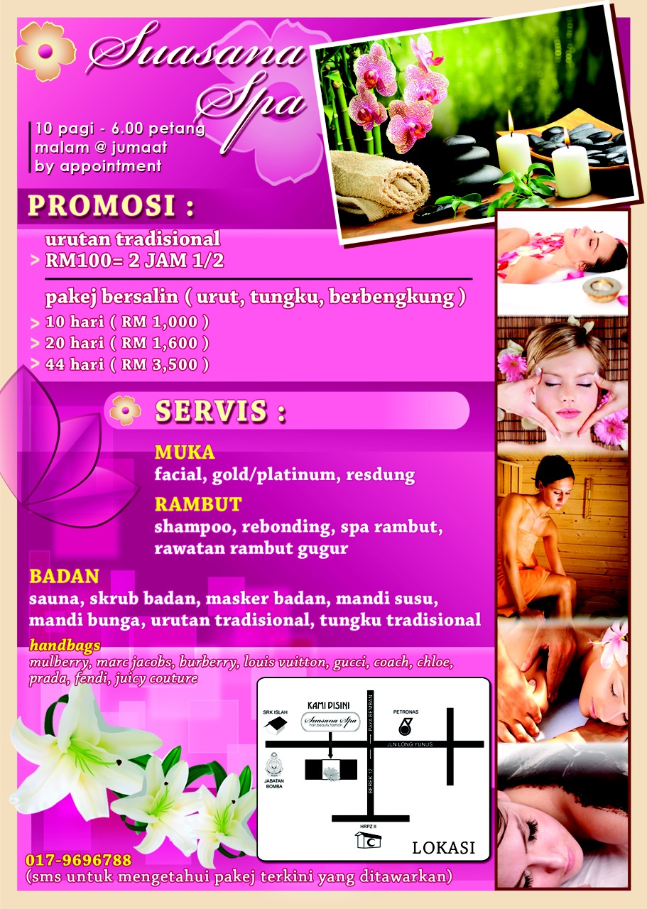Suasana Spa Massage Promotion Confinement Package And Other Services