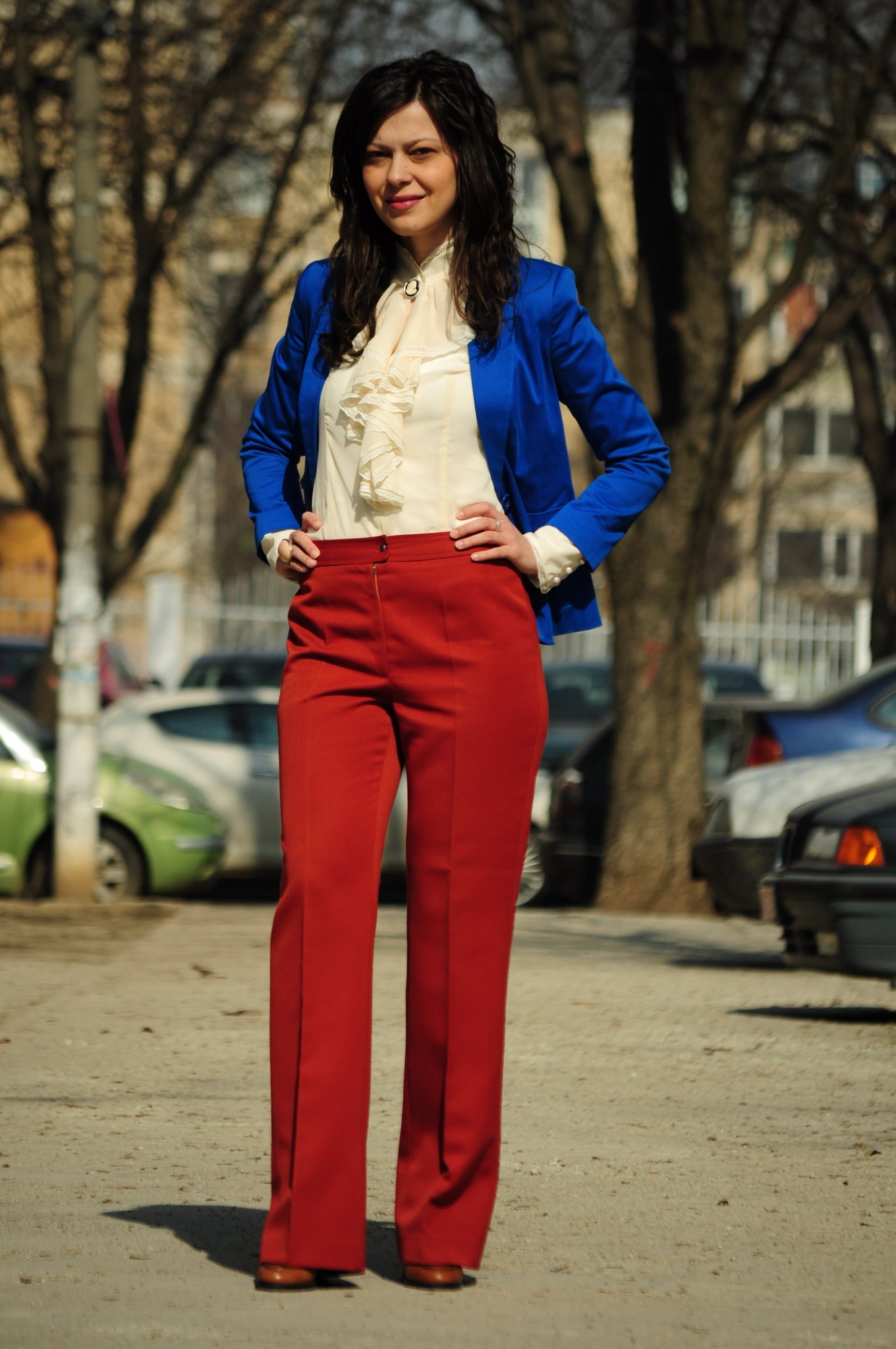 Miss Green: 70s flare pants