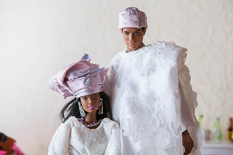 http://www.bellanaija.com/2012/06/22/the-glam-miniature-wedding-of-every-dolls-dream-all-you-need-to-know-about-obi-nwokedis-black-barbie-ken-nigerian-traditional-wedding-shoot/