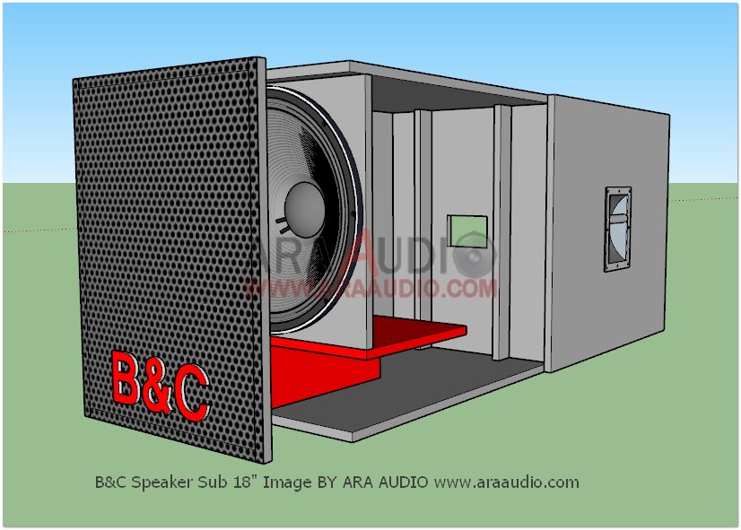 box speaker sub bass 18 inch outdoor