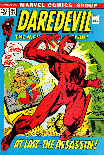 Giant Size Marvel Daredevil 84 Cover Progression By Gil Kane