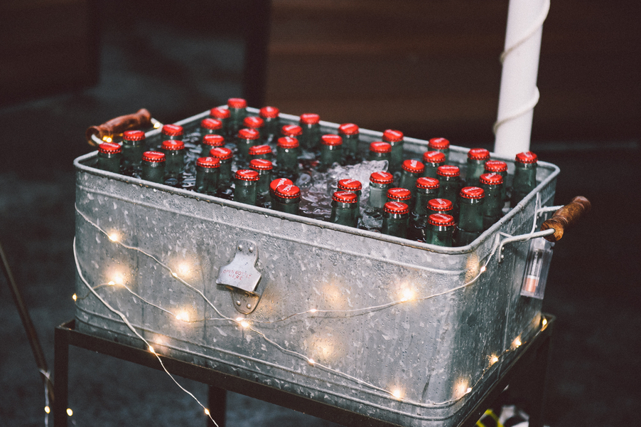 Speakeasy Themed Industrial Real Wedding