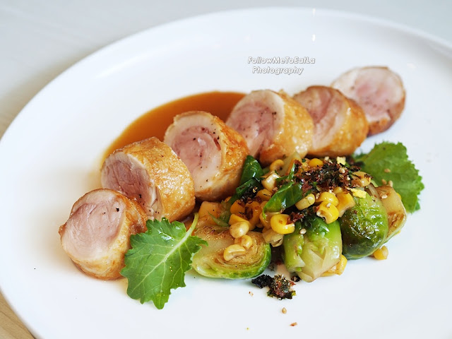  Chicken Roulade with Brussels Sprouts