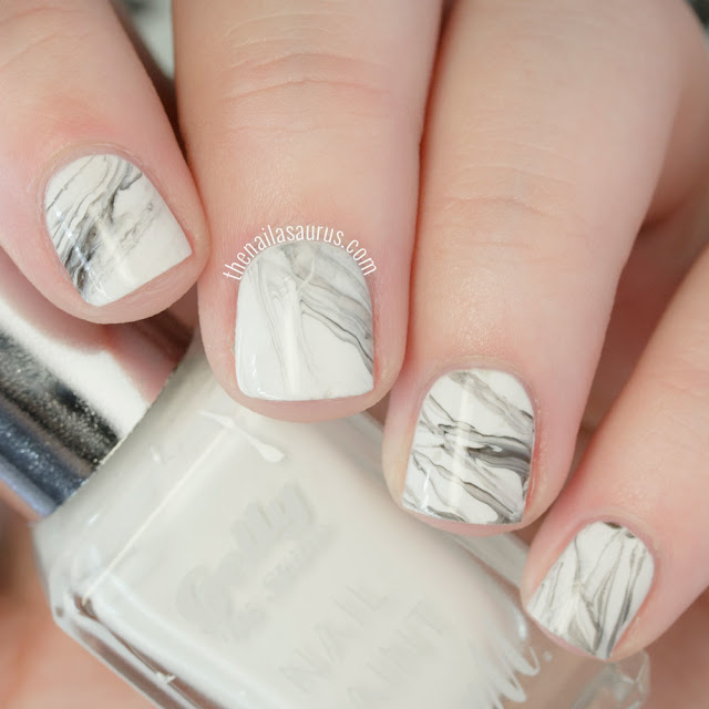Marble Nail Art Using A Stamper DIY