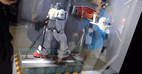 real gundam walking