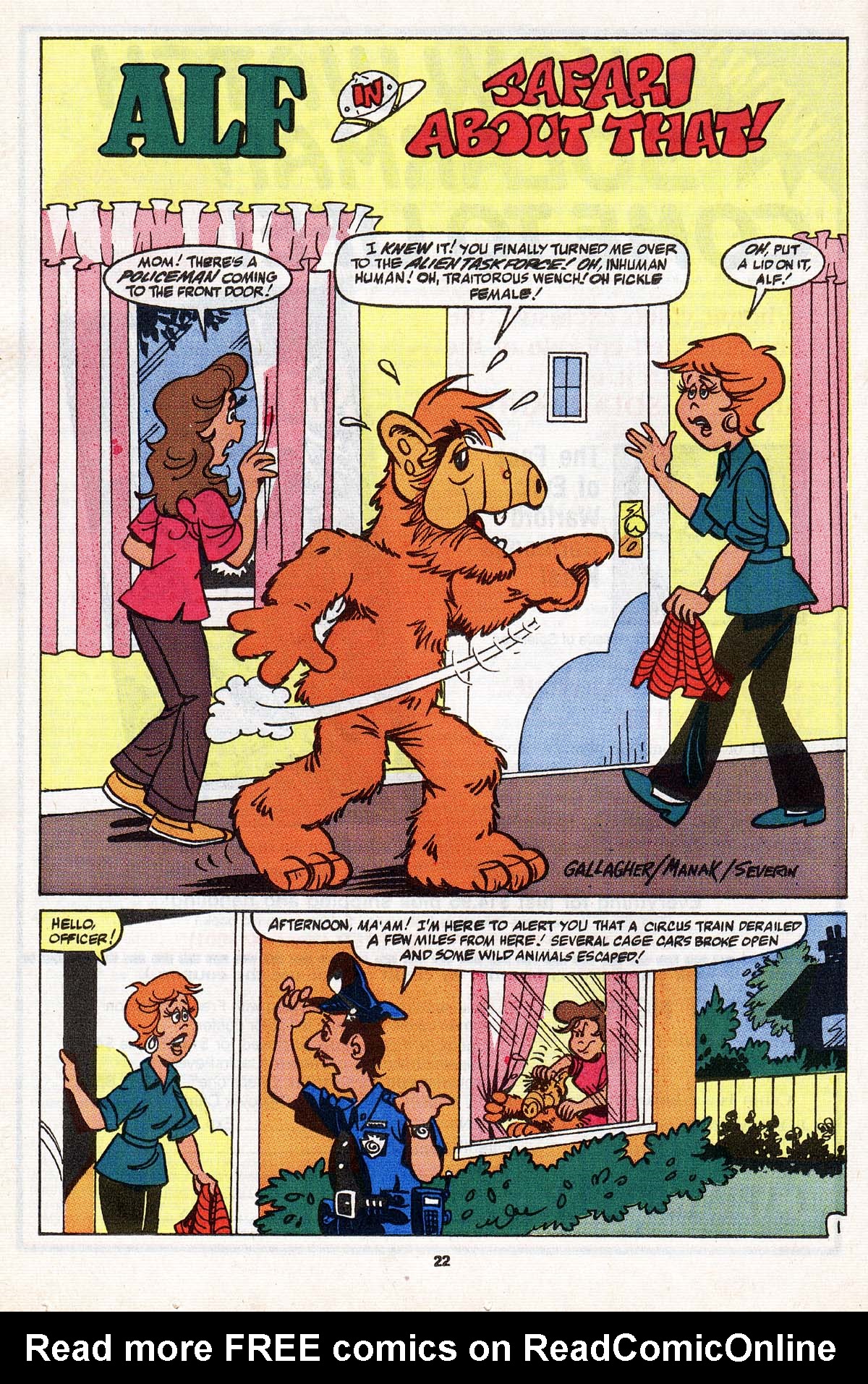 Read online ALF comic -  Issue #31 - 18