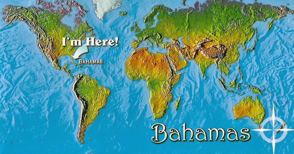 My Favorite Views Bahamas World Map I M Here Scan 932 