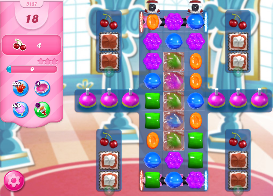 Candy Crush Saga level 3137 Candy Crush Saga level 3137