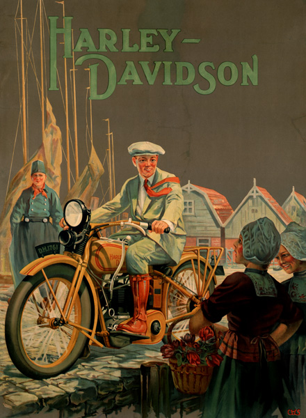Harley-Davidson Advertising 1920's ~ Riding Vintage
