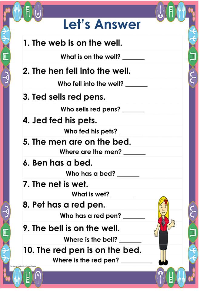 BULLETIN FREE E-BOOK: First Step in Reading for Kindergarten and Grade