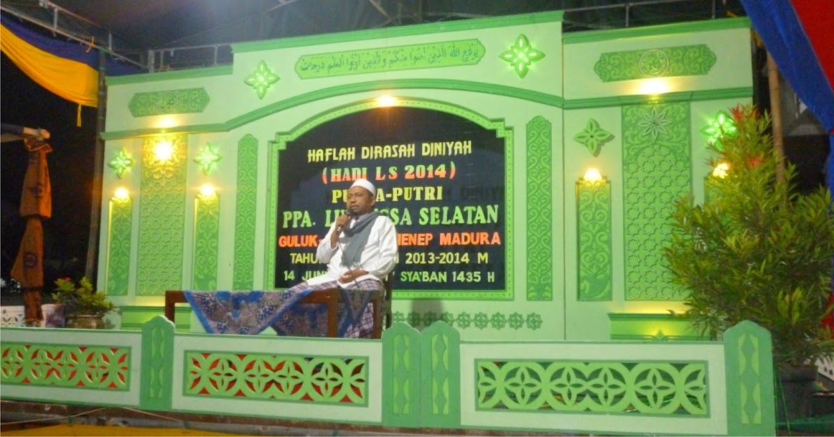 25+ Inspirasi Keren Dekorasi Panggung Maulid 3d House on