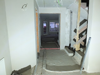 Unser Haus in Riemerling: 19.Februar: Der Innenputz ist fertig