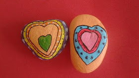 piedras pintadas-san valentin-amor