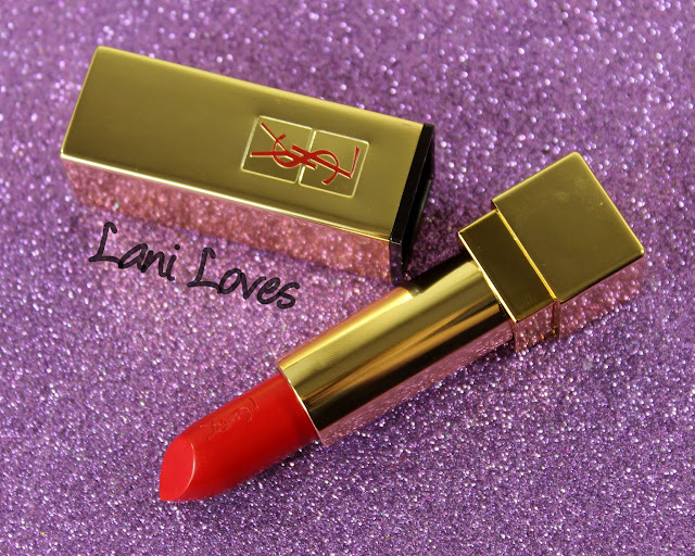 YSL Rouge Pur Couture #55 Rouge Anonyme Lipstick Swatches & Review