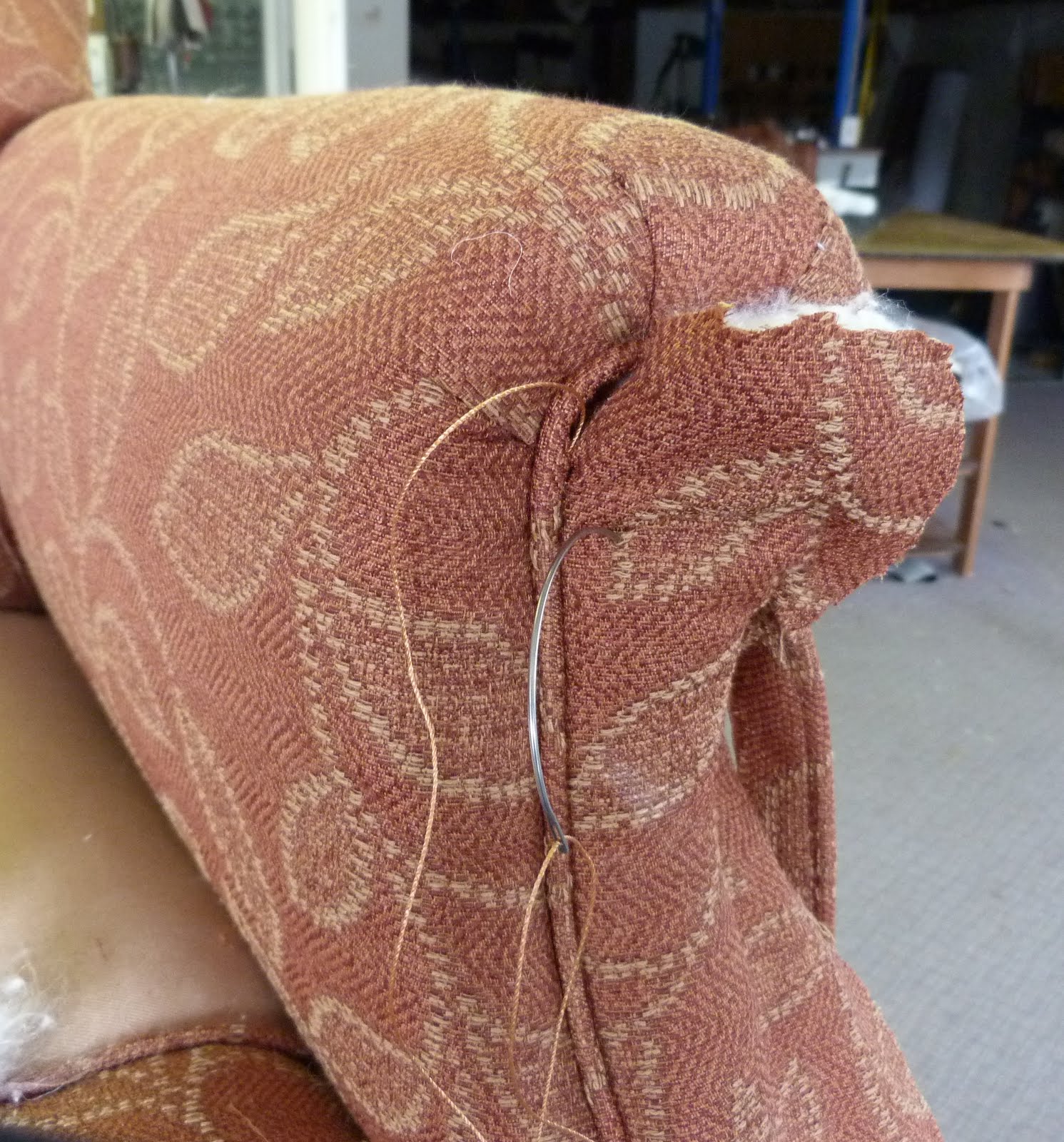 Practical Upholstery Design Studio 1950's living room chair