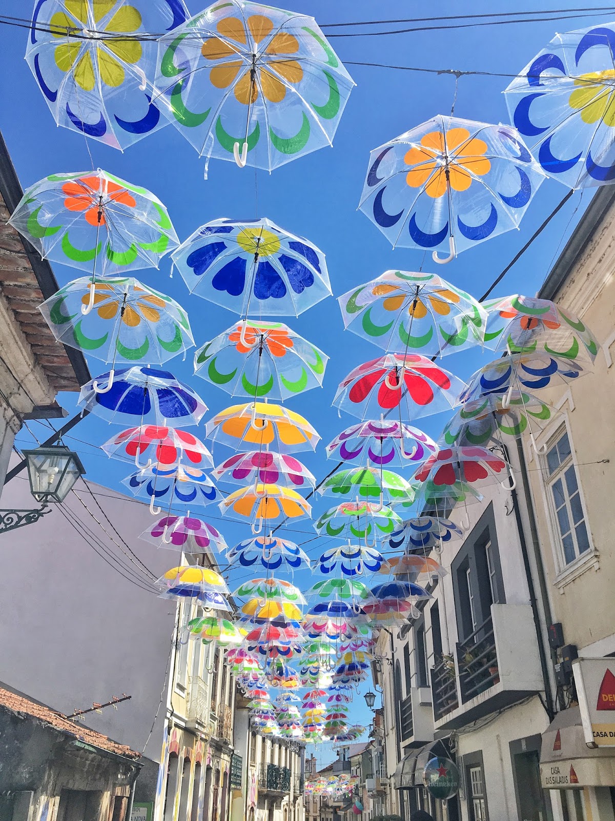 Águeda, Aveiro, Umbrellas sky project, Portugal, Portugalsko, ejnets