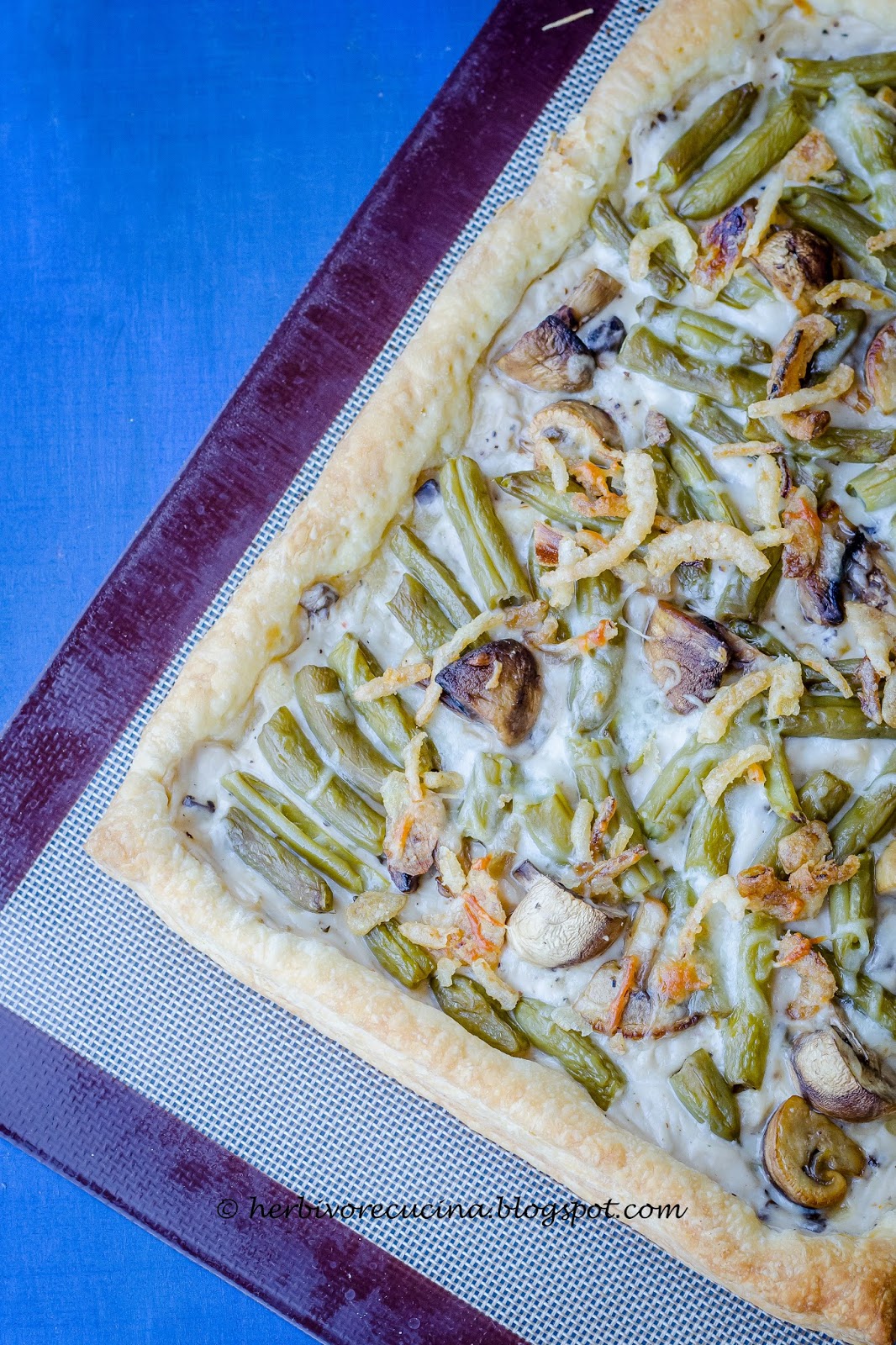 Herbivore Cucina Green Bean Casserole Pizza