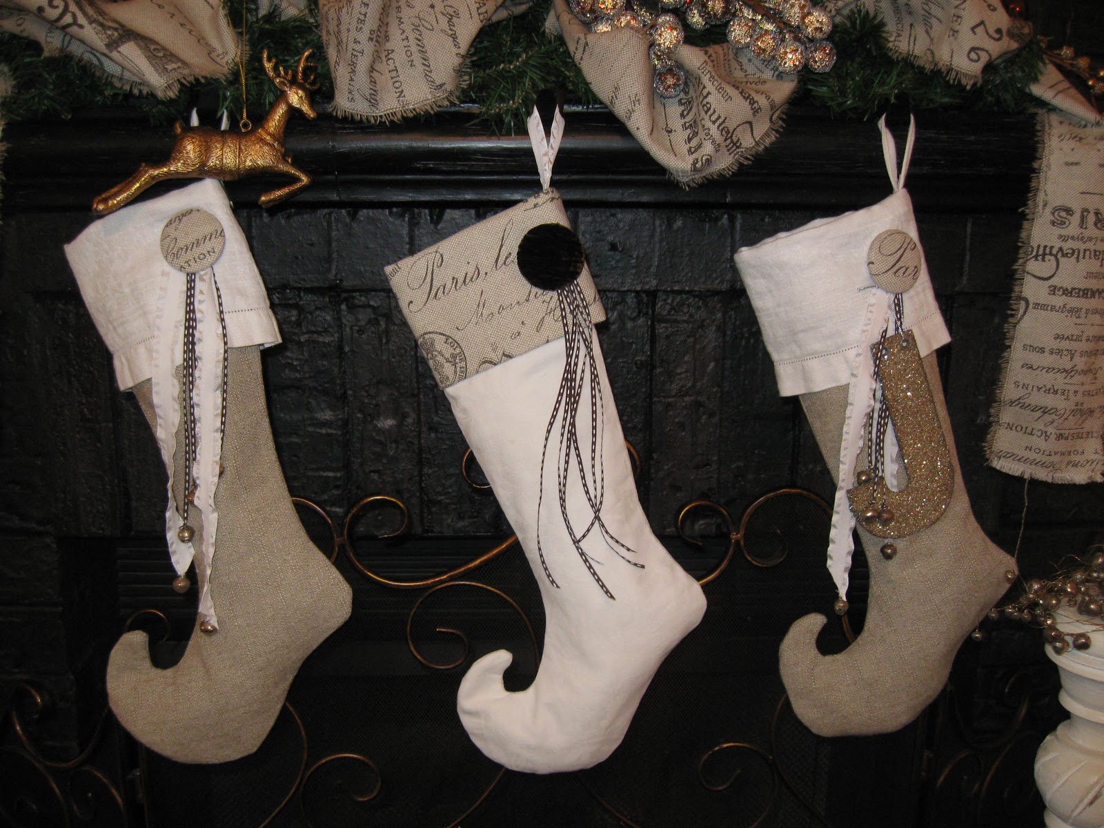 Vintage Christmas Stockings For Sale 