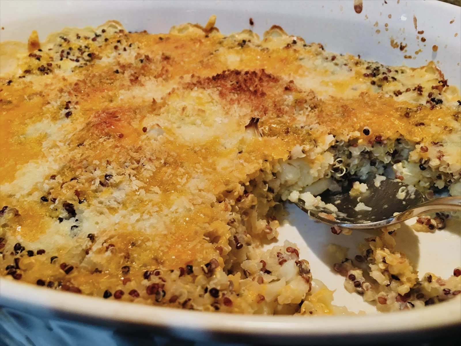 Cauliflower and Quinoa Casserole mysavoryspoon
