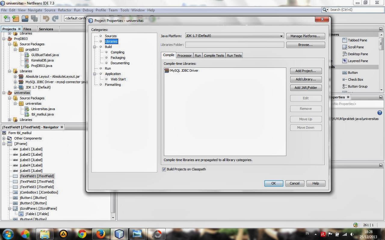 Cilukba Blog: Membuat Program Input Data Menggunakan Netbeans IDE