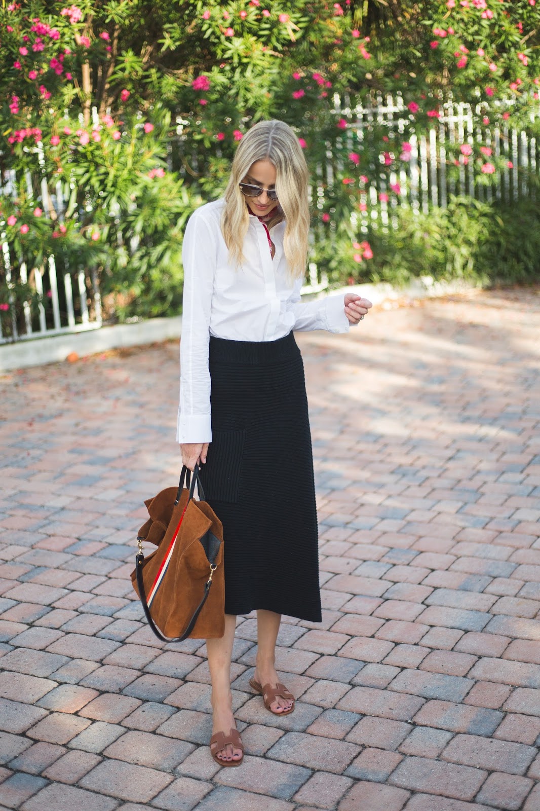 Simple Stripe Tote | Little Blonde Book A Fashion Blog by Taylor Morgan