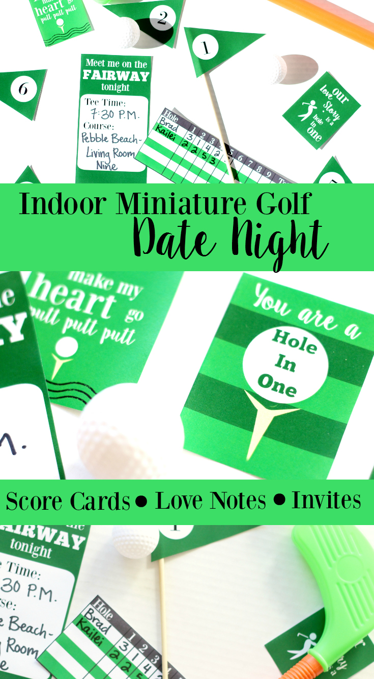 two best friends in love indoor mini golf stay at home date night