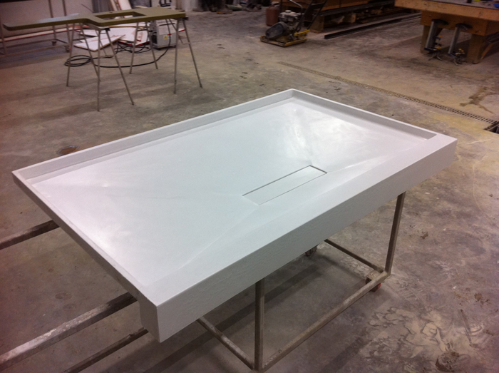 SQUARE PRAIRIE Custom Shower Bases