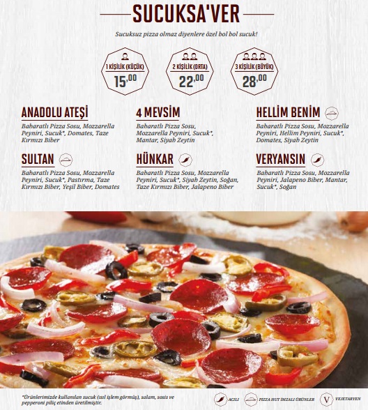 PİZZA HUT MENÜ FİYAT LİSTESİ VE KAMPANYALAR Mekan Arama Motoru NE