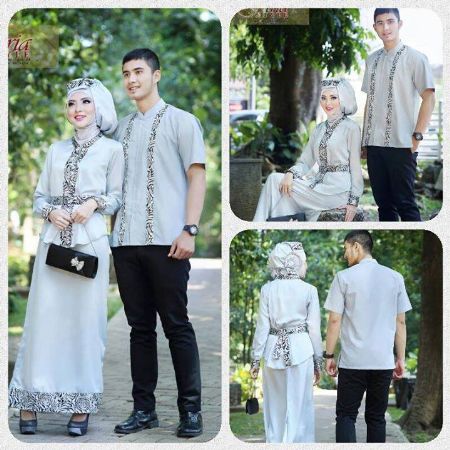 10 Baju  Muslim Couple  Mewah  dan Modis Terbaru