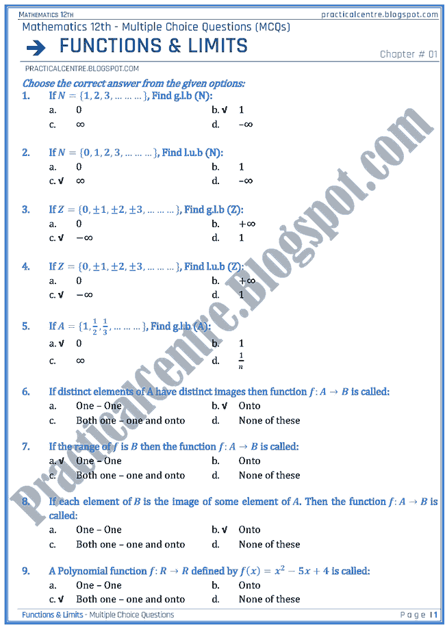 functions-and-limits-mcqs-mathematics-xii