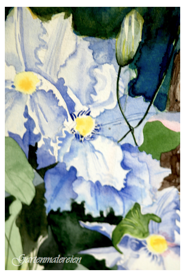 Gartenmalereien: Malmotive im August