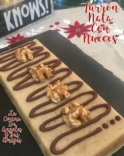 Turrón De Nata Con Nueces
