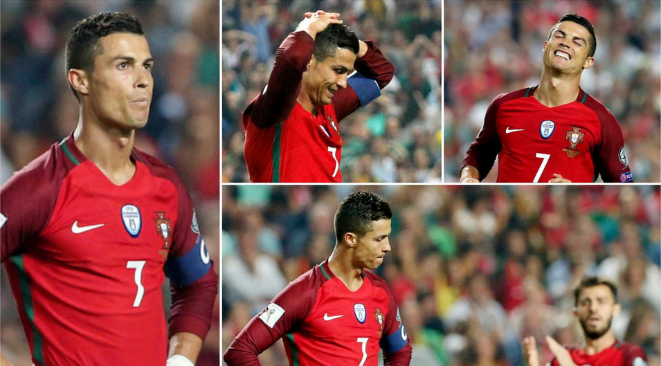 8 Ekspresi Kecewa Cristiano Ronaldo Usai Gagal Mencetak ...