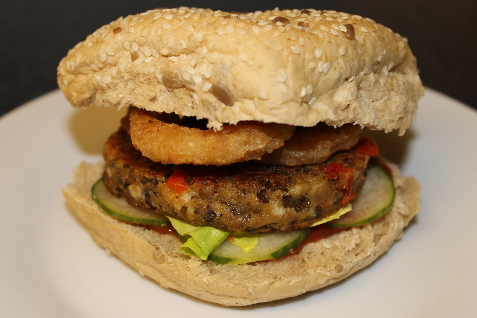 We Don&amp;#39;t Eat Anything With A Face: Roasted Vegetable and Lentil Burgers