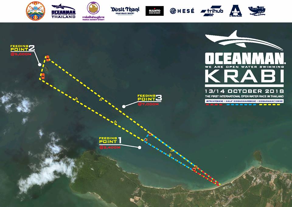 sofiantriathlete Oceanman Krabi 10km Swim on 14 Oct 2018