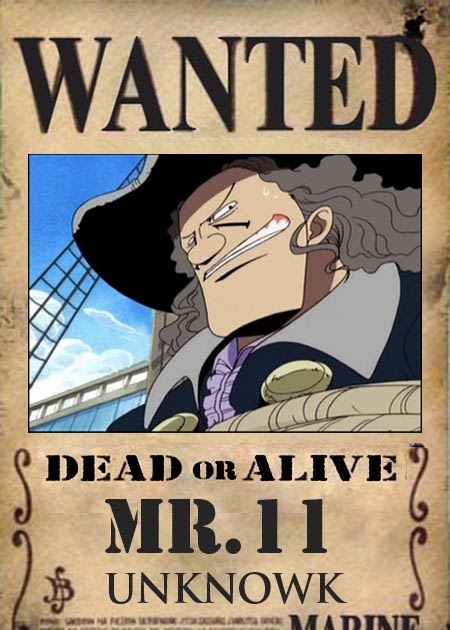 Pirateonepiece One Piece ว นพ ช ม สอ เลฟเว น Mr 11 ミスター イレブン