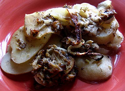 Scalloped Potatoes with Wild Mushroom Soup