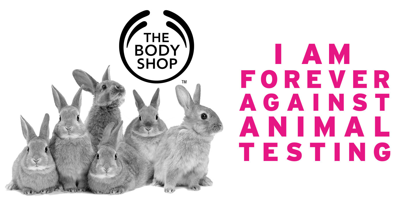 OPEN ADDICTION: THE BODY SHOP - FOREVER AGAINST ANIMAL TESTING
